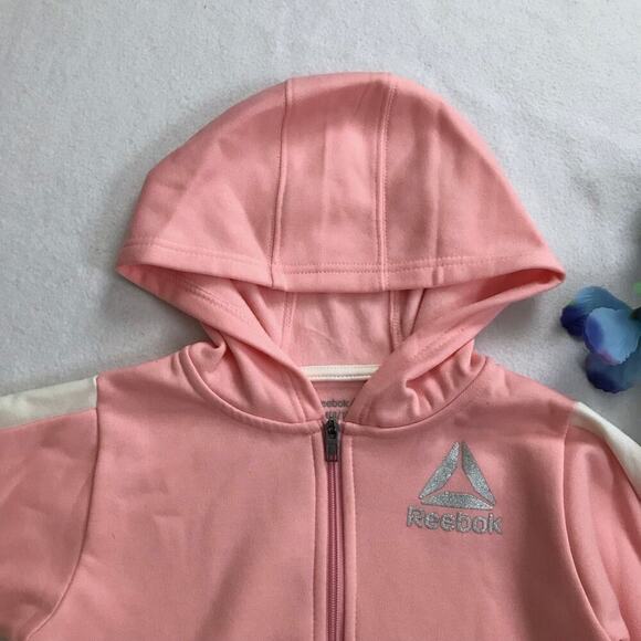 Reebok NWT Full Zip Performance Hoodie Girls M (8-10) - Picture 2 of 10